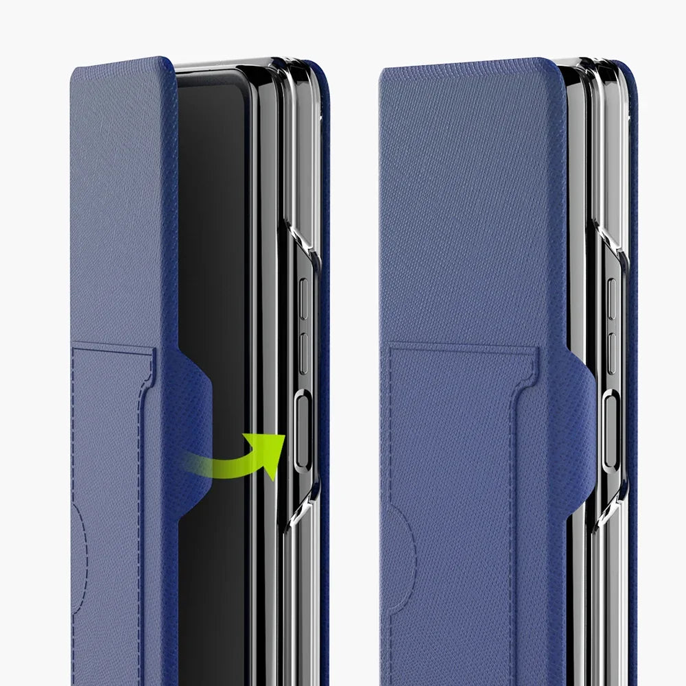 Araree Bonnet C Diary Case For Z Fold 4 - Ash Blue - Tashqila Araree Bonnet C Diary Case For Z Fold 4 - Ash Blue - Tashqila